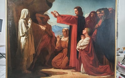 Restauration d’une œuvre Léon Bonnat, La résurrection de Lazare, Musée Bonnat-Helleu, Bayonne